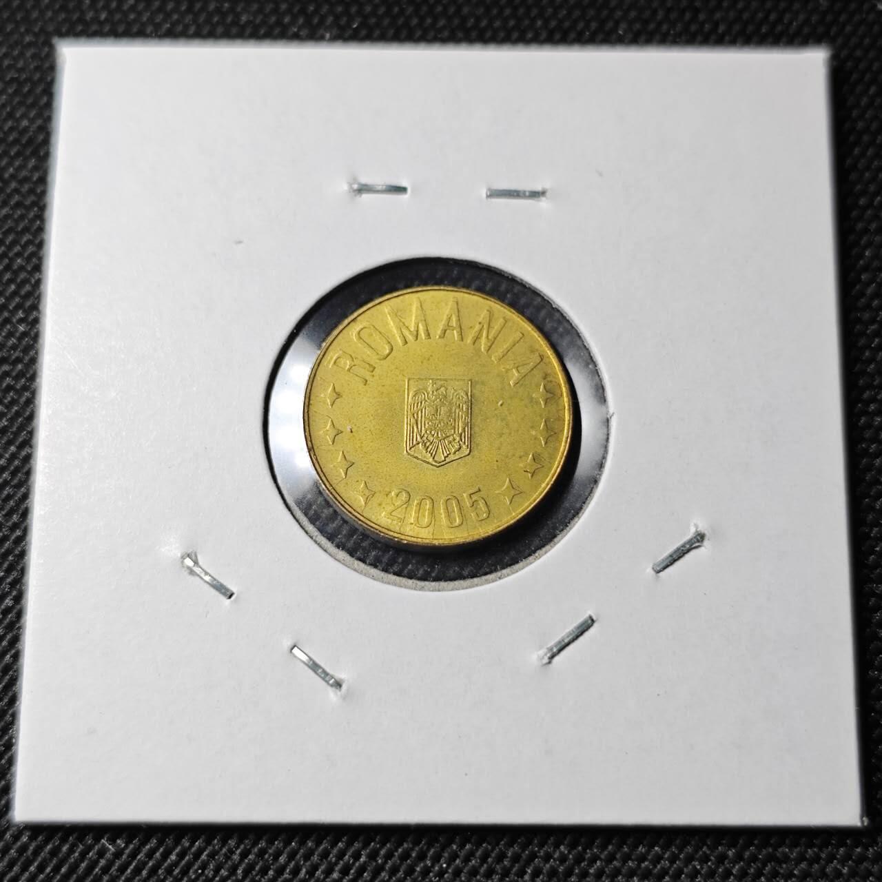 KK钱币收藏小铺 第378期  2月预留时间 周末发货  2005罗马尼亚1巴尼