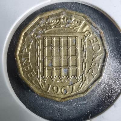 沼泽如烟--第929场 - 英国1967年3便士