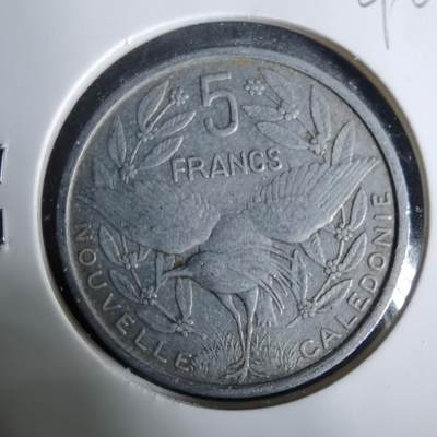 沼泽如烟--第929场 - 法属新喀里多尼亚1952年5法郎