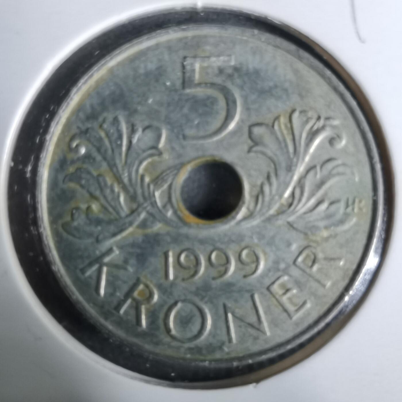 沼泽如烟--第929场 挪威1999年5克朗