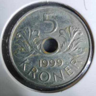 沼泽如烟--第929场 - 挪威1999年5克朗