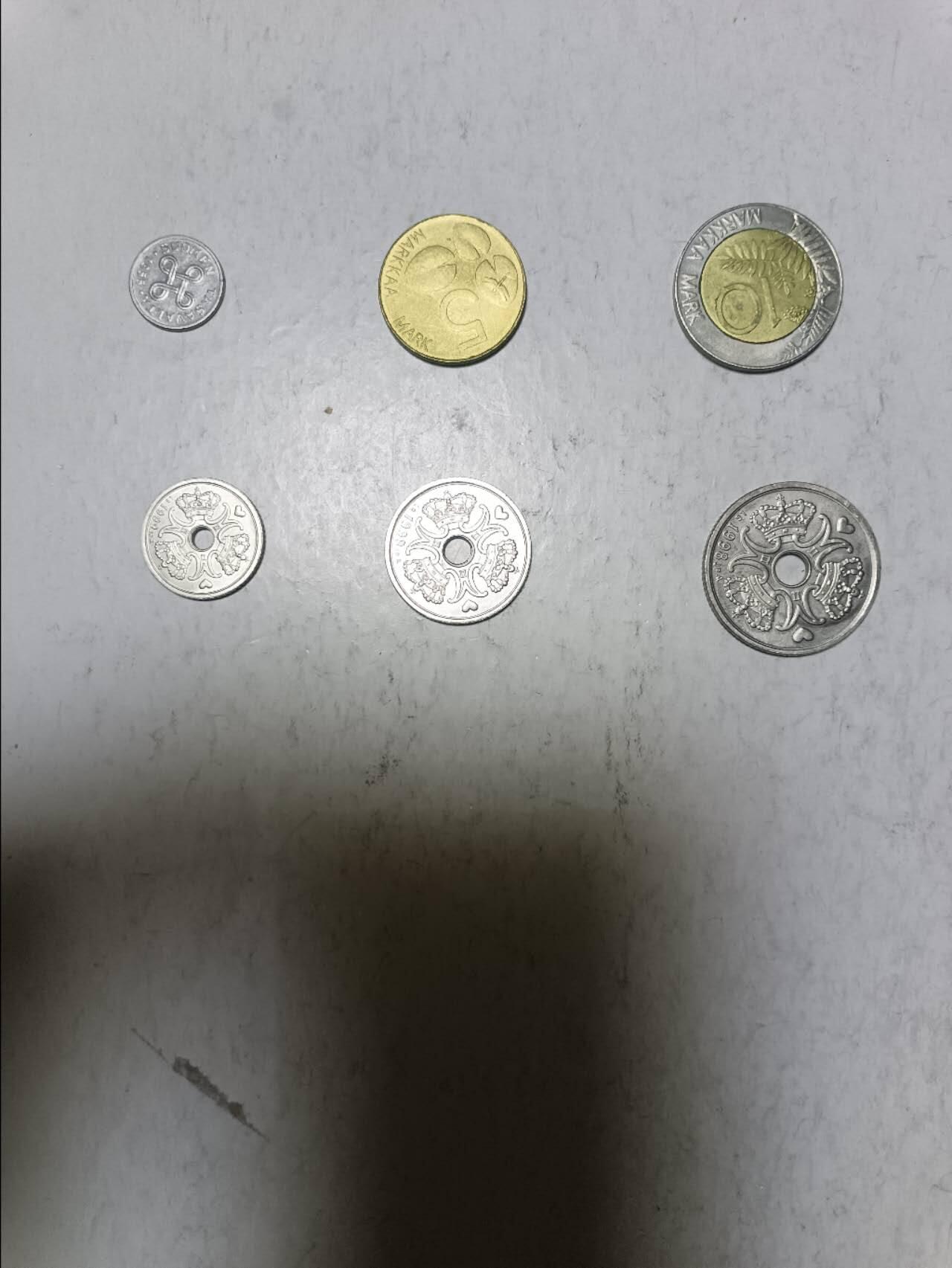 【20251213】非全新纸币和硬币第313场 欧洲国家6枚硬币不同版本