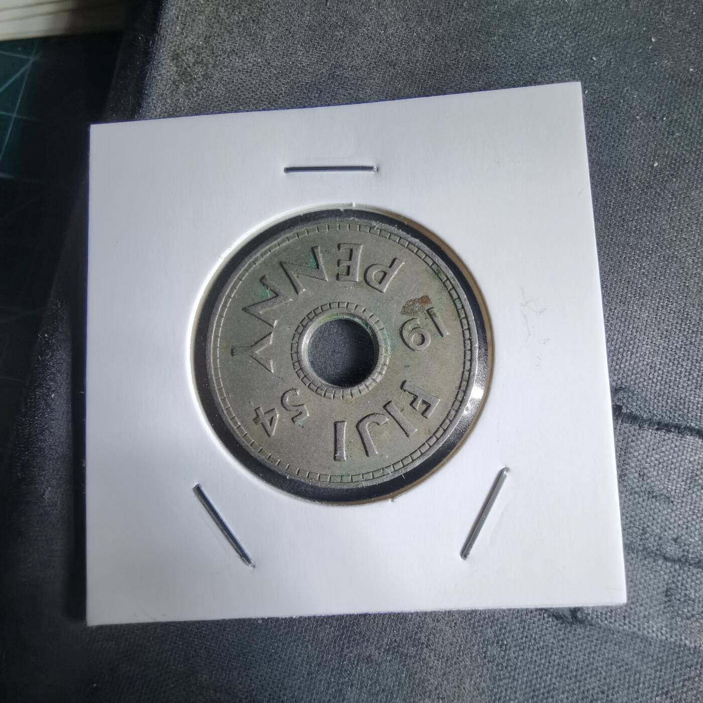 沼泽如烟--第928场 斐济1954年1便士