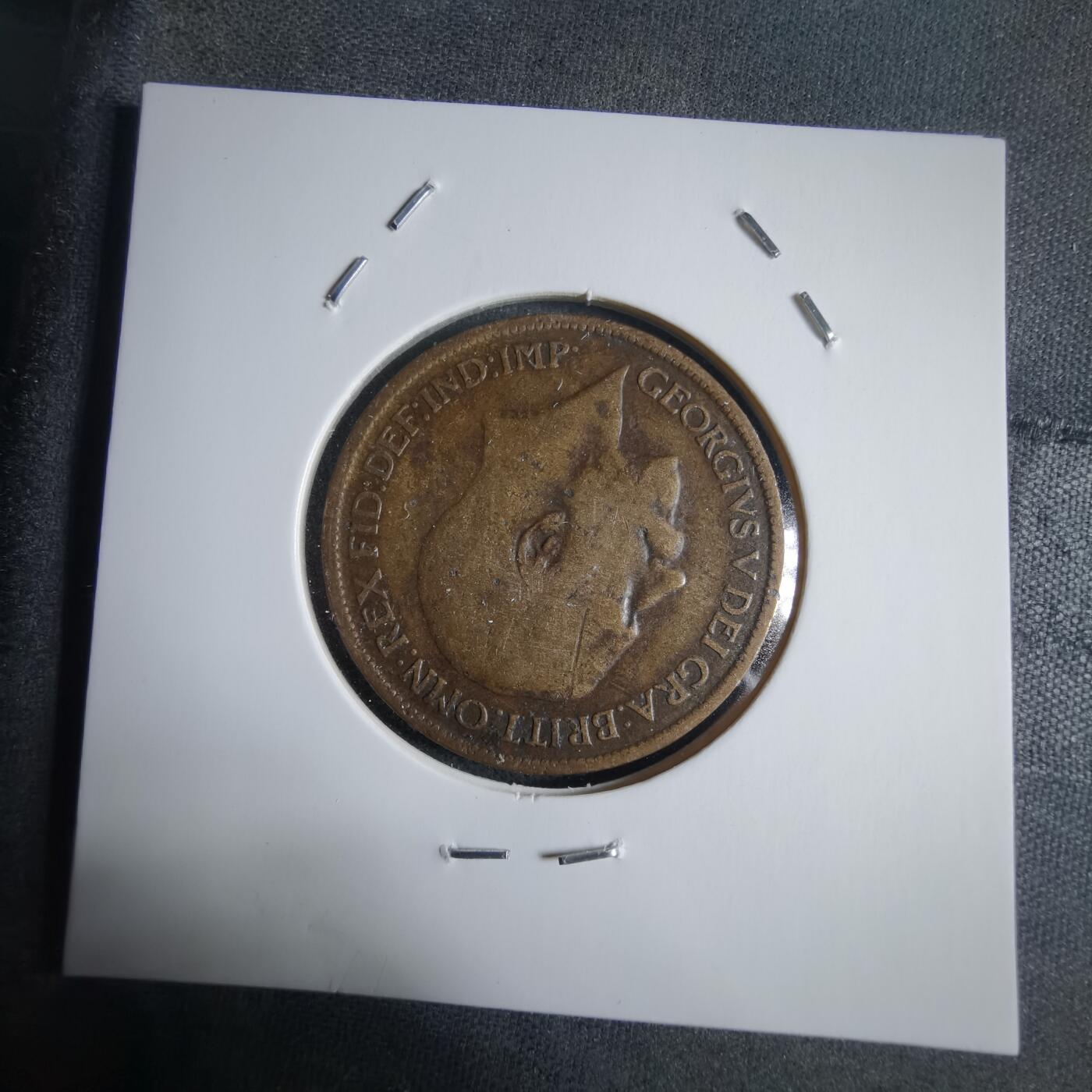 沼泽如烟--第928场 英国1919年半便士