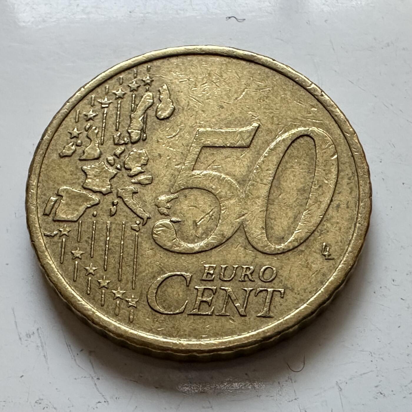 🌹外币初藏🌹🐯2025年第140场  每周二四六晚8️⃣点 接代拍 奥地利2002年50欧分