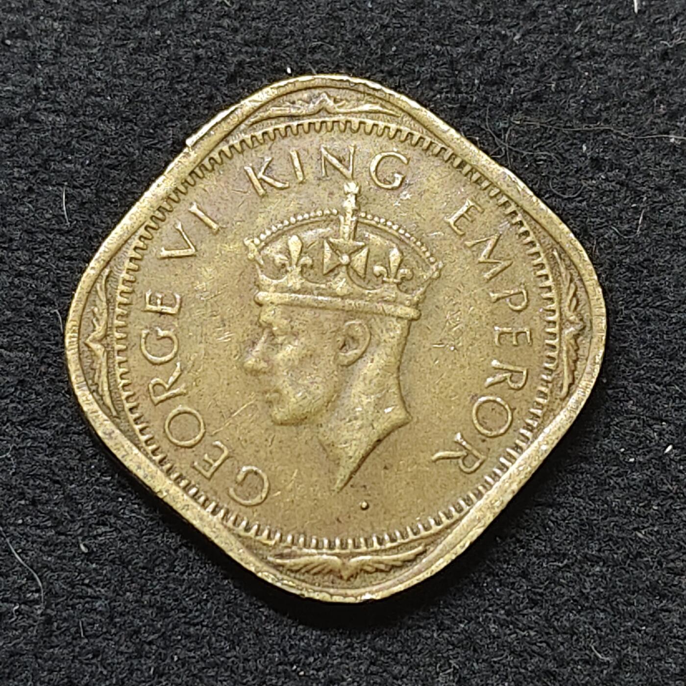 【全场包邮】纯粹捡漏拍484场（免费代拍第21场） 英属印度1943年乔治六世2安娜