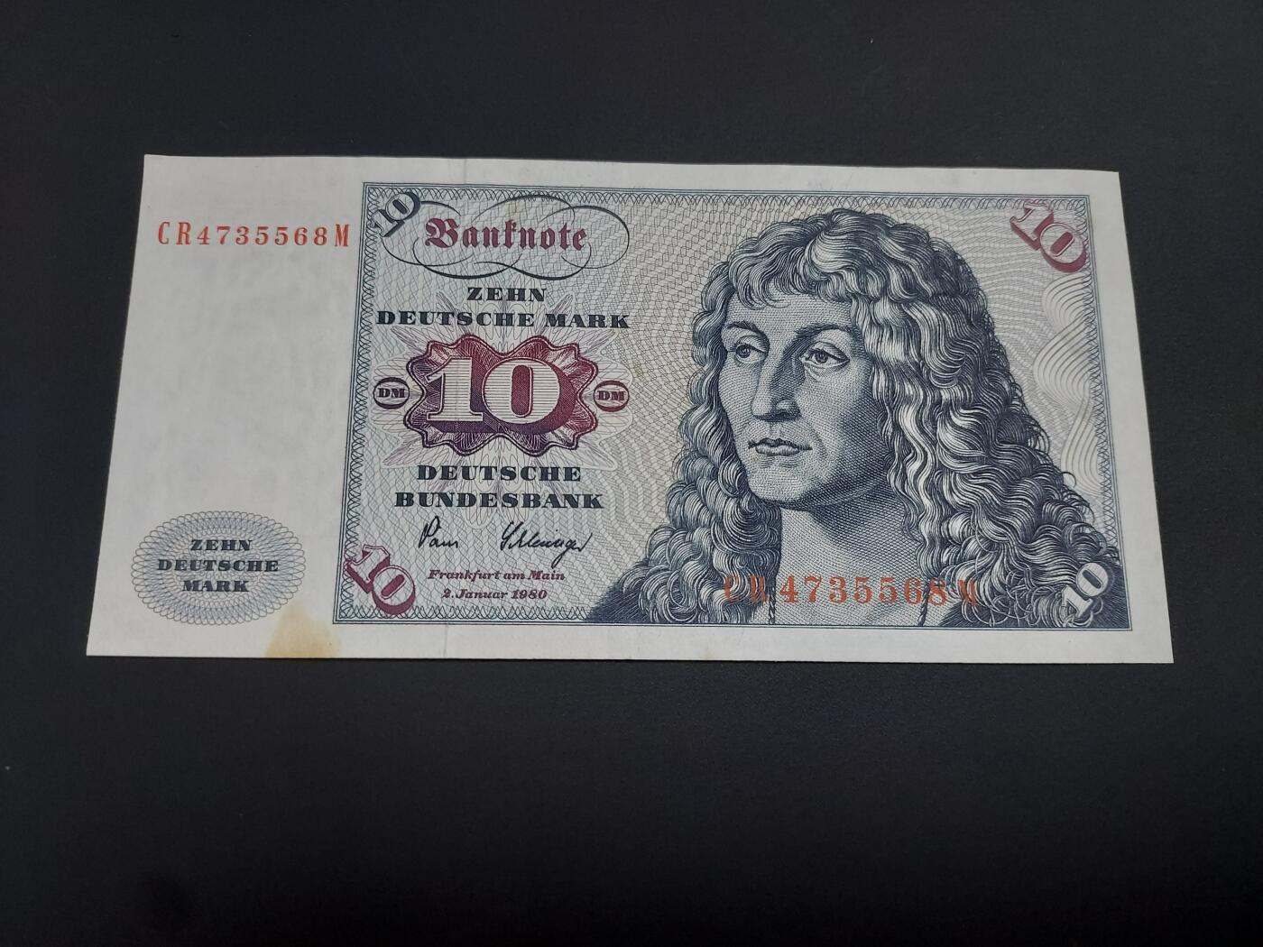 博彦收藏  12月15日 8点 钱币专场 全场包邮 德国 10马克 流通好品有黄