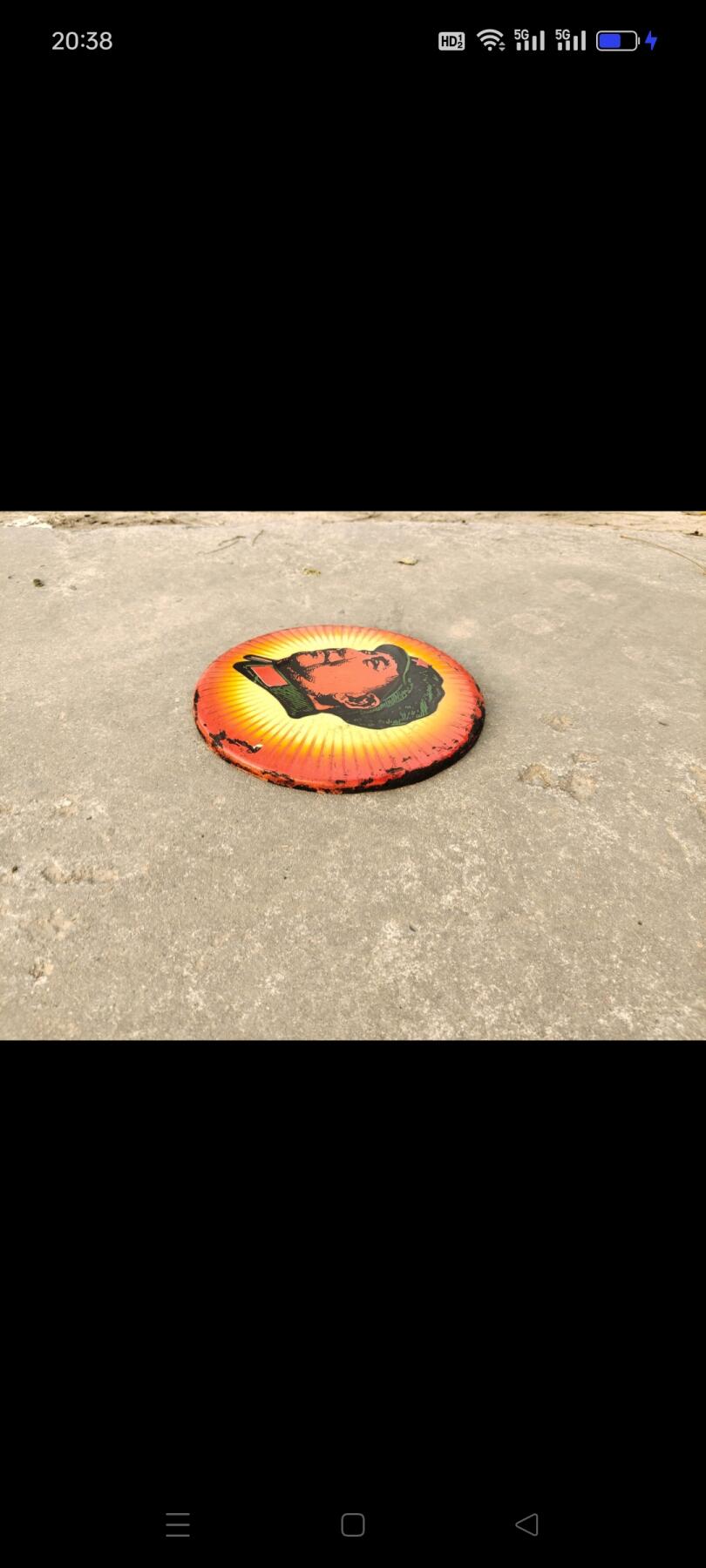 六七十年代搪瓷挂牌，题材极为少见难得，保老保真，懂的来