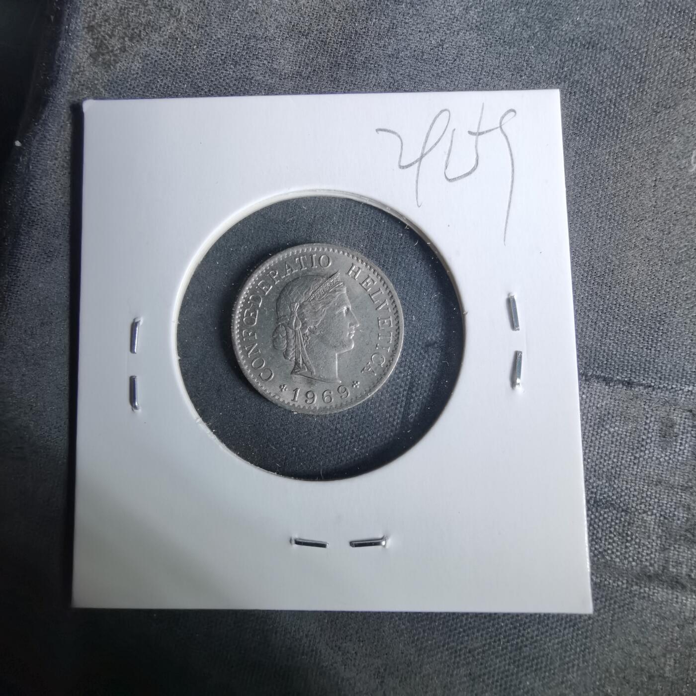 沼泽如烟--第929场 瑞士1959年五分