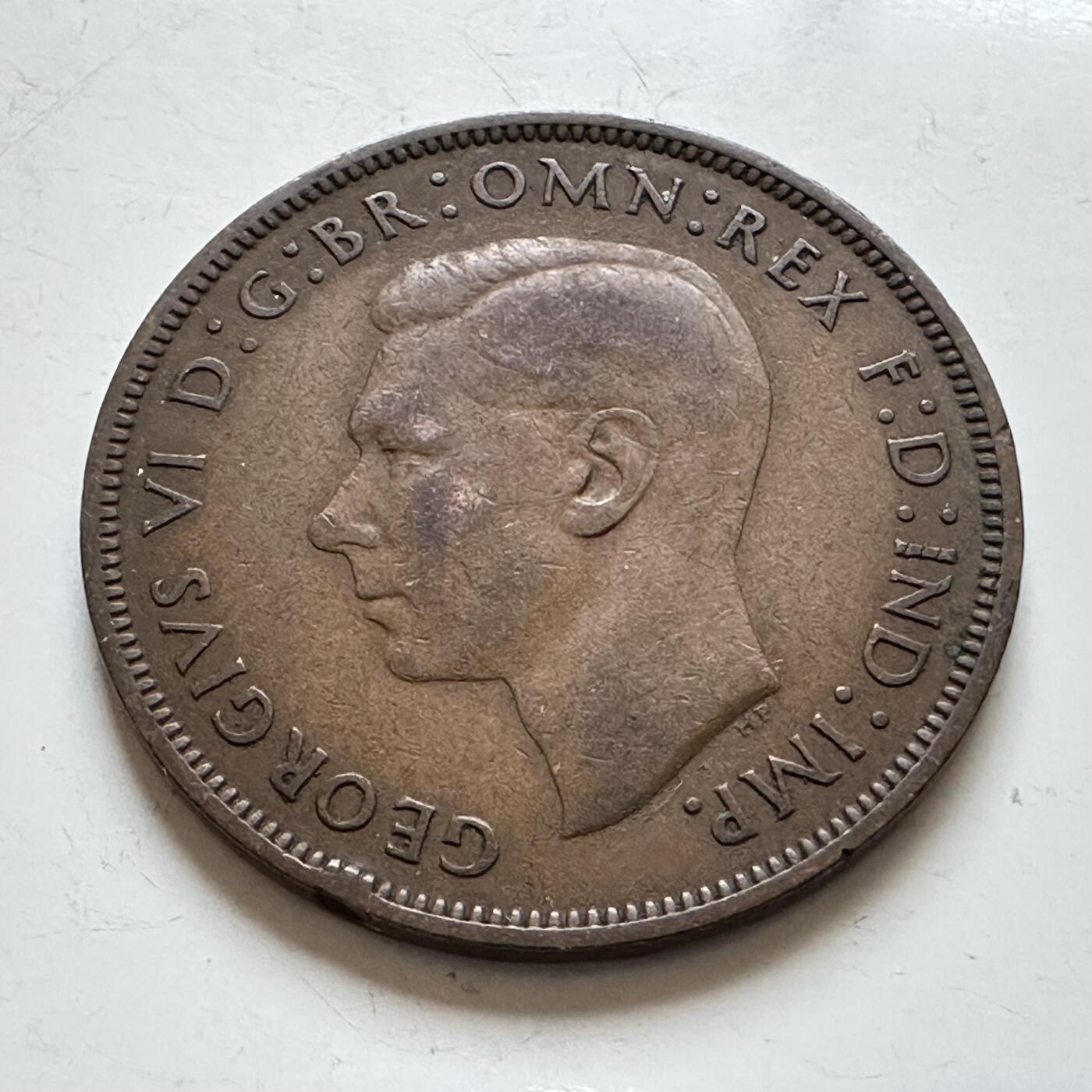 🌹外币初藏🌹🐯2025年第140场  每周二四六晚8️⃣点 接代拍 英国1939年一便士