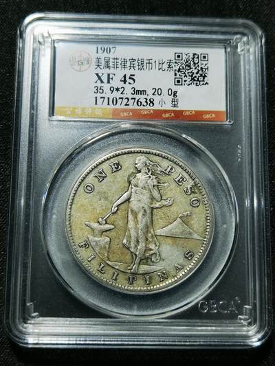 天下钱庄专场欢迎参拍 - 美属菲律宾一比索银币