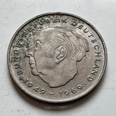 🌹外币初藏🌹🐯2025年第140场  每周二四六晚8️⃣点 接代拍 - 德国1971年G版 2马克 豪斯