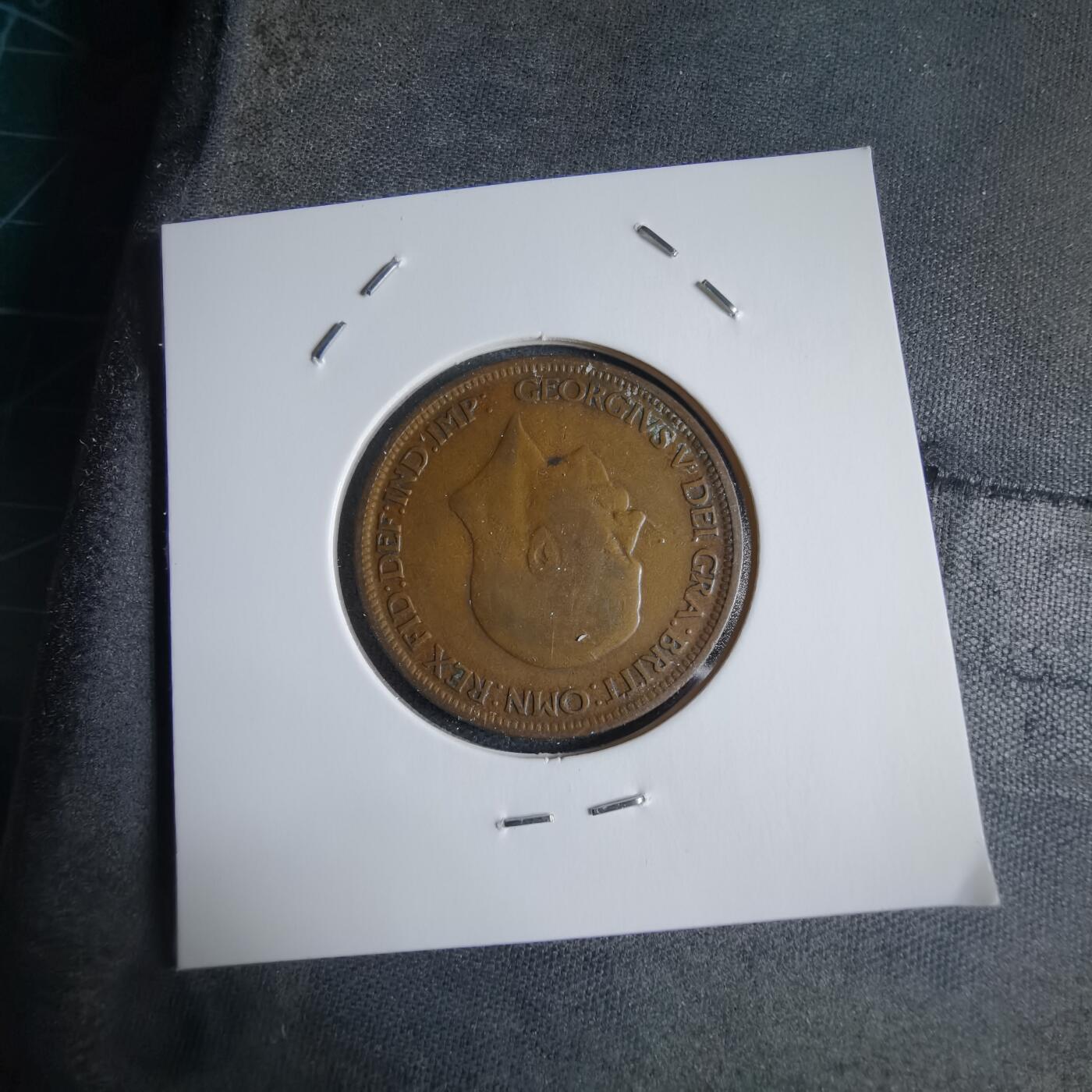 沼泽如烟--第928场 英国1929年半便士