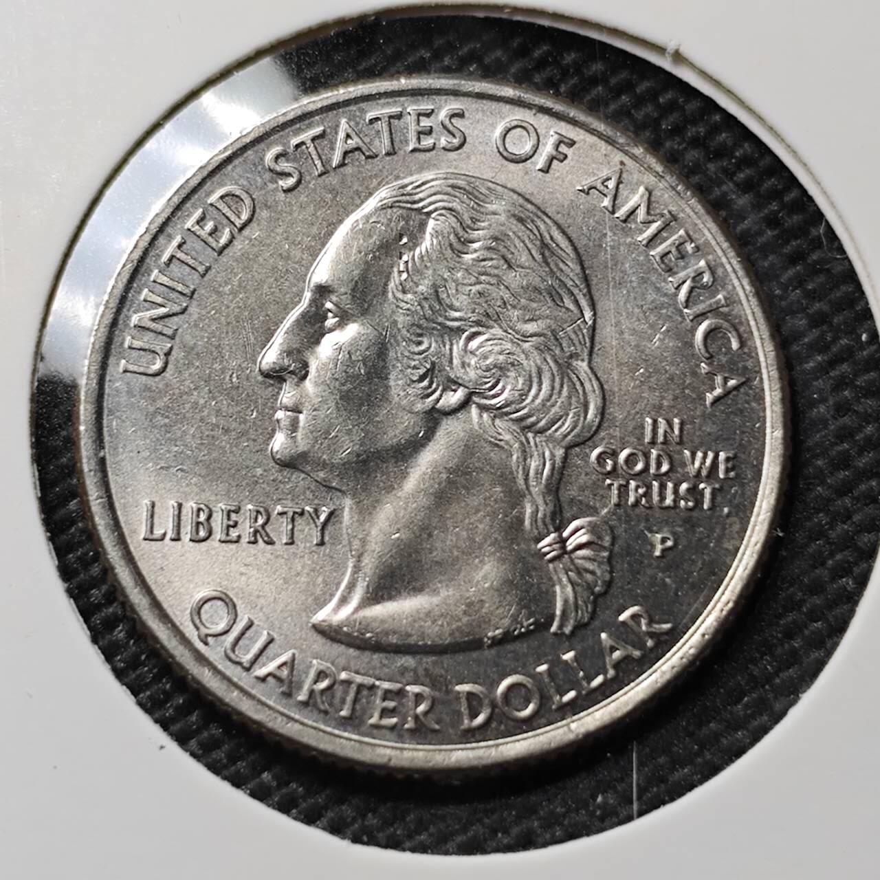 KK钱币收藏小铺 第378期  2月预留时间 周末发货  美国25分纪念币