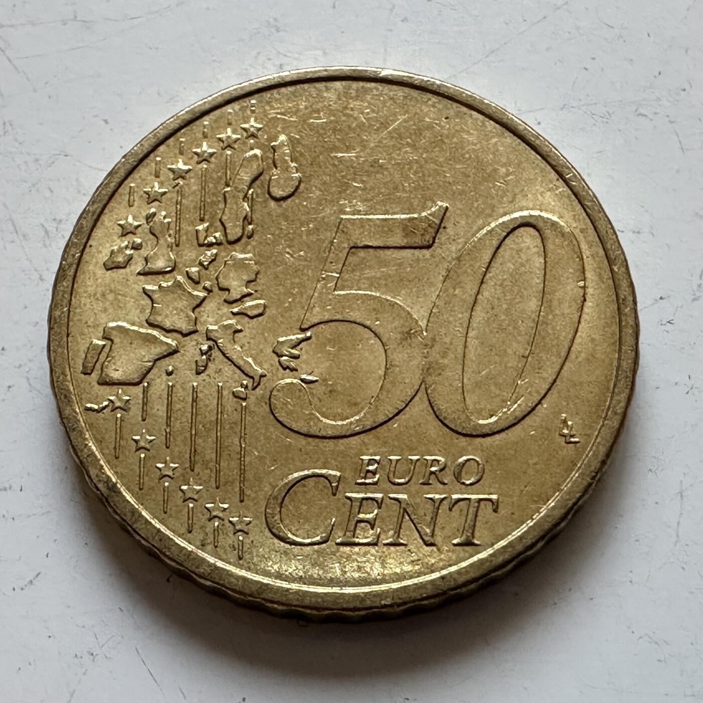 🌹外币初藏🌹🐯2025年第140场  每周二四六晚8️⃣点 接代拍 法国2000年50欧分