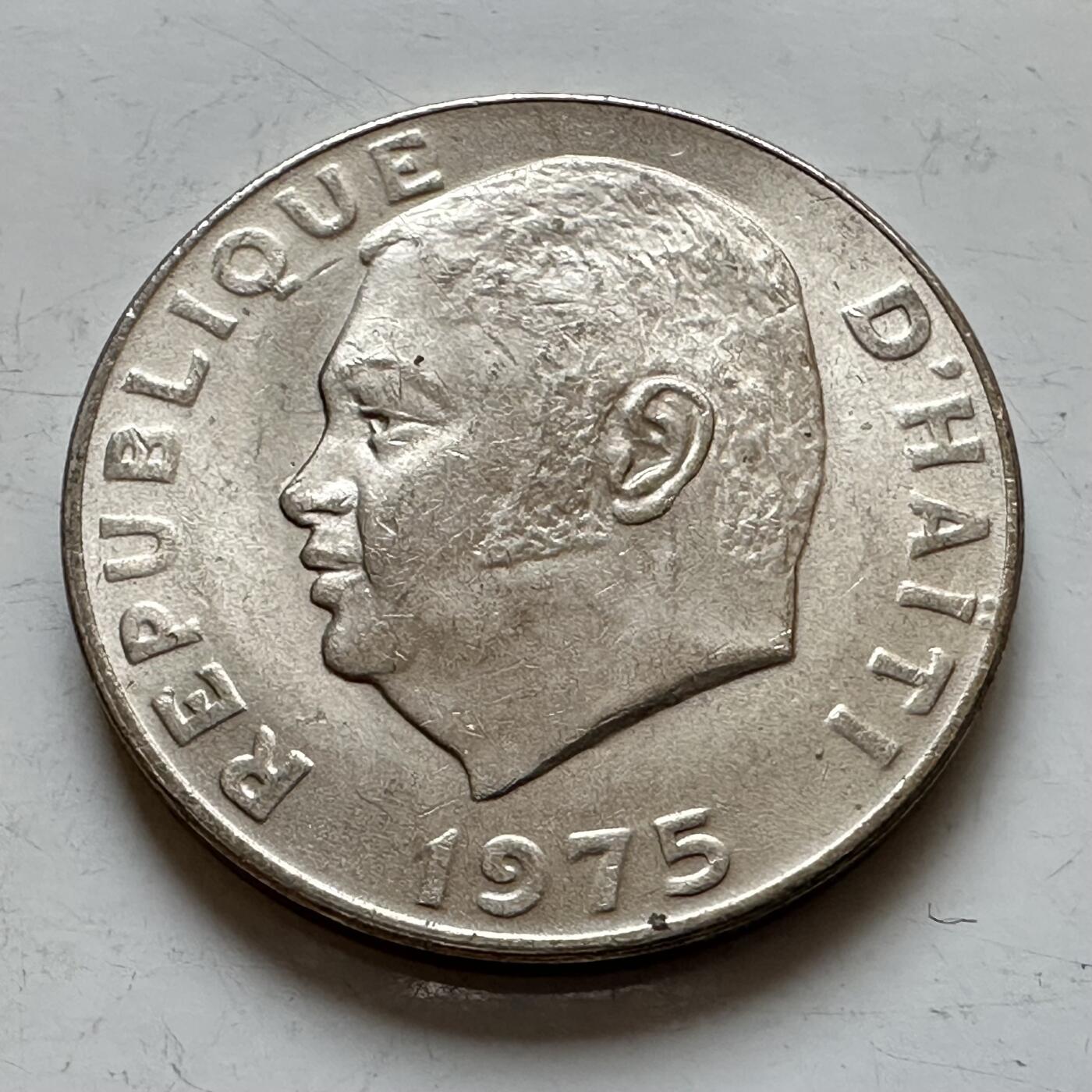 🌹外币初藏🌹🐯2025年第140场  每周二四六晚8️⃣点 接代拍 海地1975年20分 FAO币