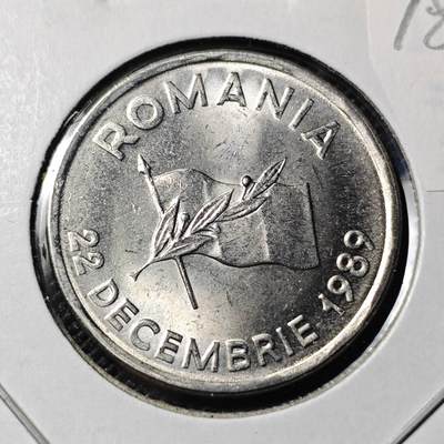 KK钱币收藏小铺 第378期  2月预留时间 周末发货 -  1989罗马尼亚10列伊