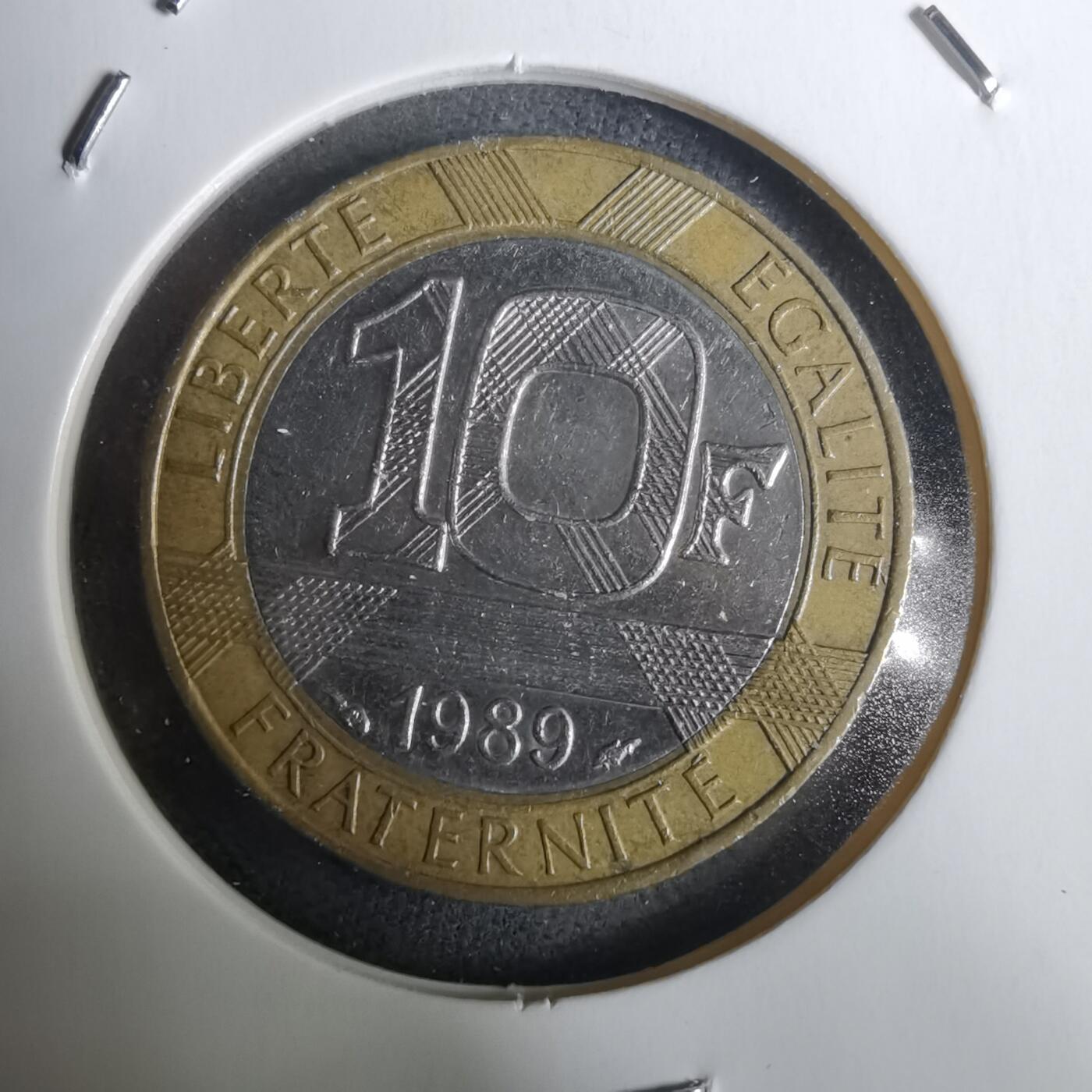 沼泽如烟--第928场 法国1989年10法郎