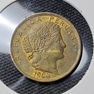 KK钱币收藏小铺 第378期  2月预留时间 周末发货 -  1964秘鲁10分铜币