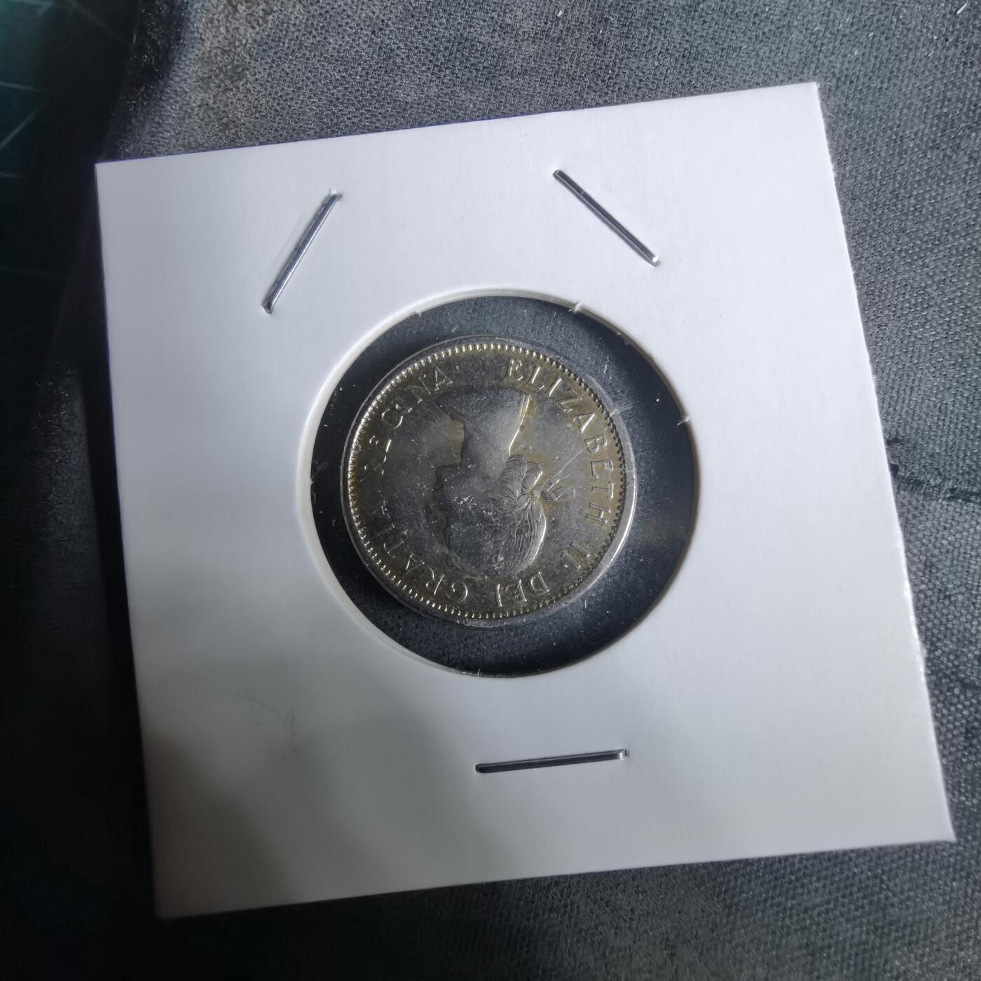 沼泽如烟--第928场 加拿大1964年一分有镀层