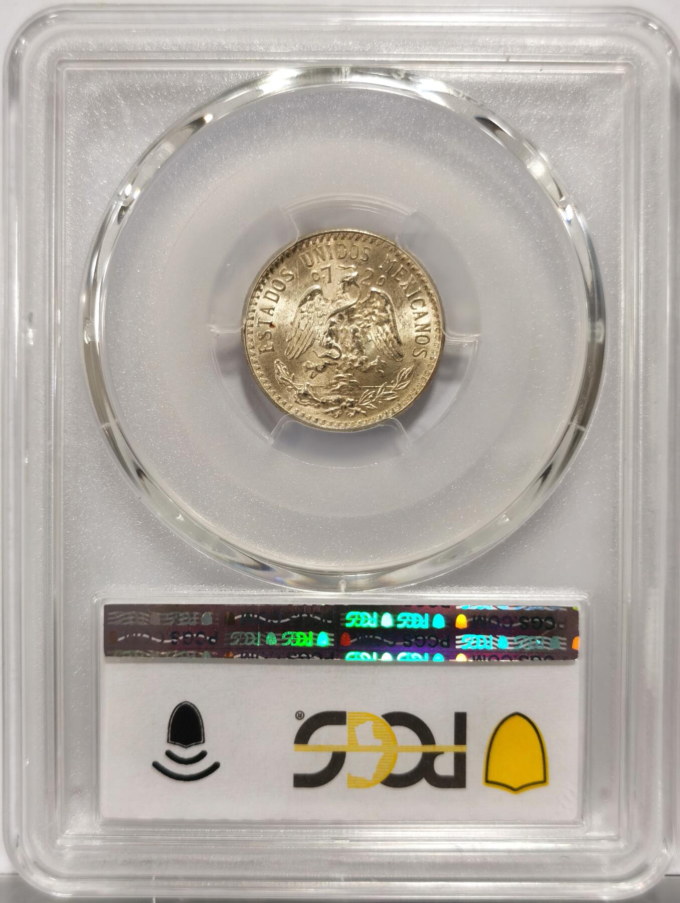 博洋堂世界钱币拍卖第151期（全场包邮） PCGS MS65 墨西哥1942年鹰洋20分银币