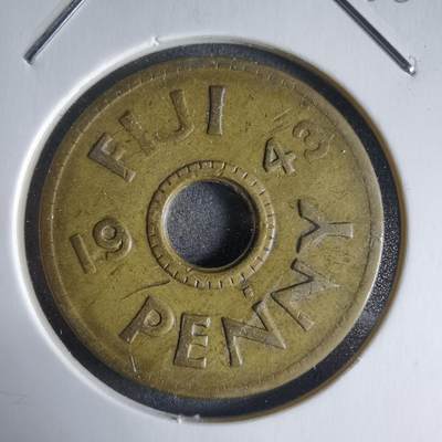 沼泽如烟--第928场 - 斐济1943年1便士