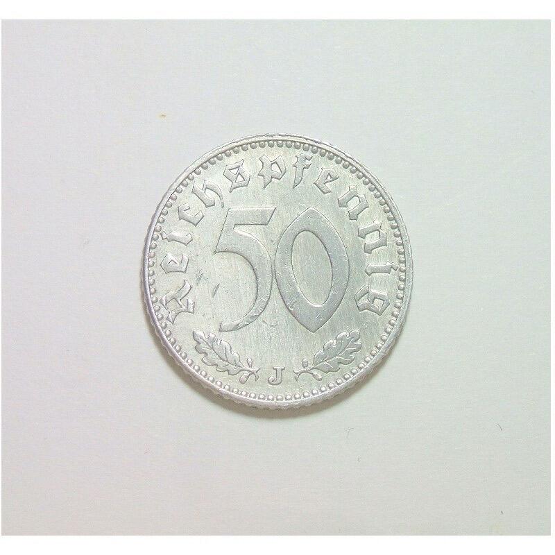 稀年 德国第三帝国1941年J版50芬尼 爽品
