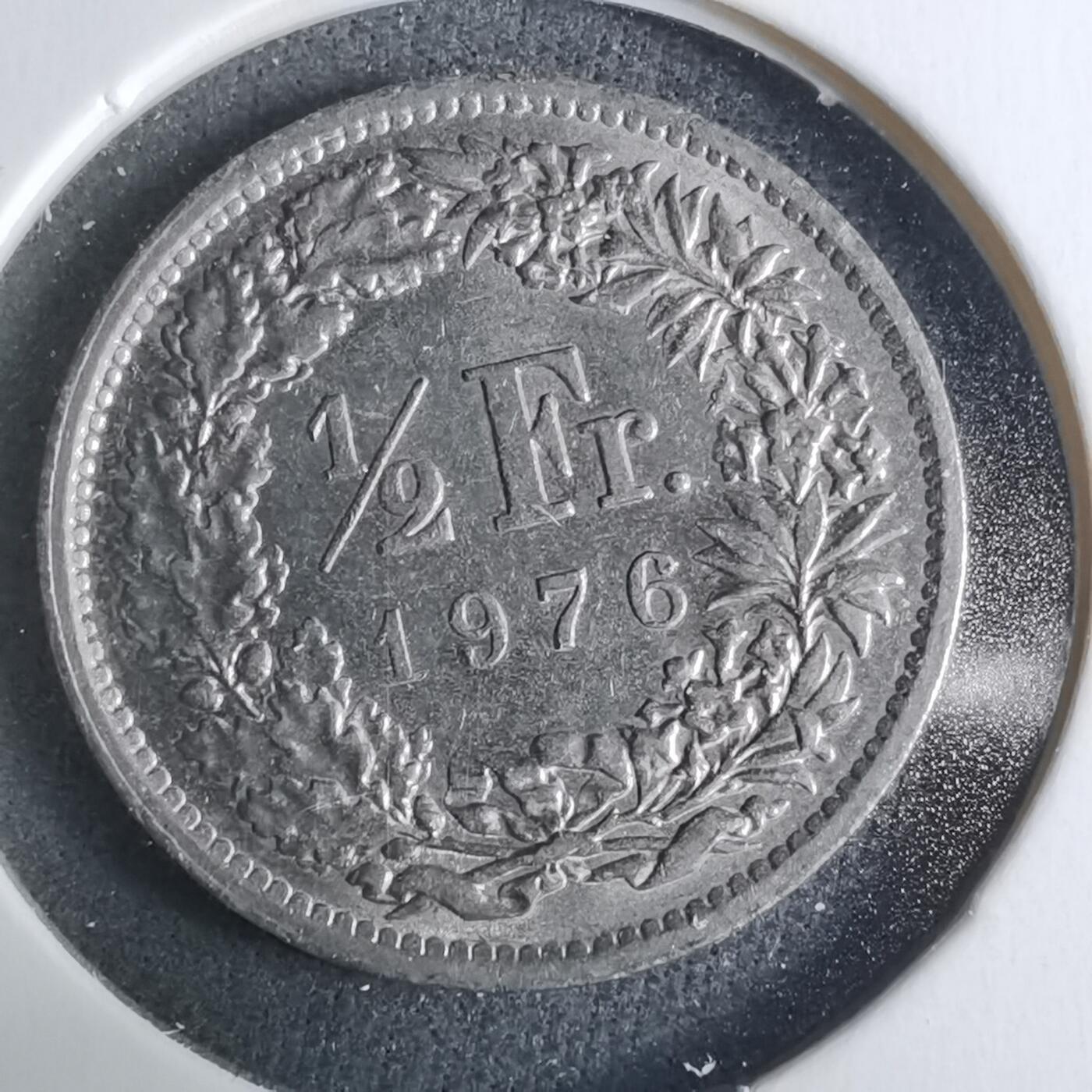 沼泽如烟--第928场 瑞士1976年半法郎