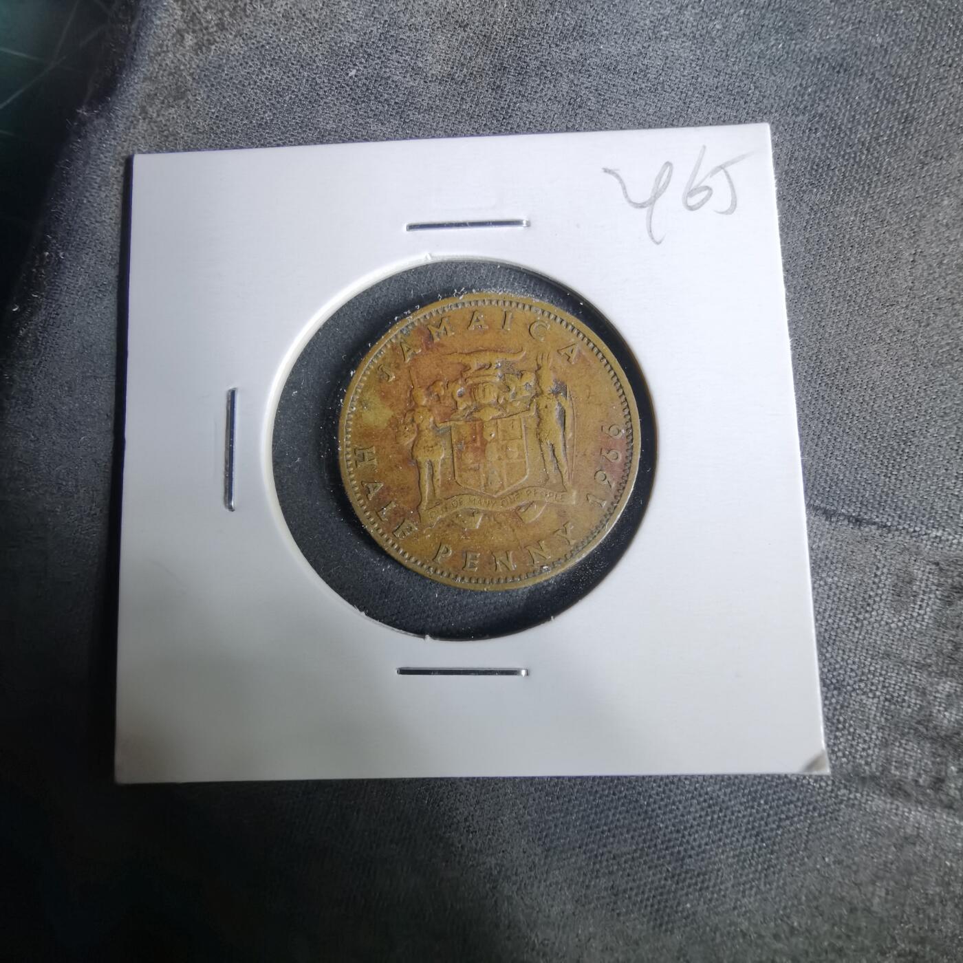 沼泽如烟--第929场 牙买加1966年半便士