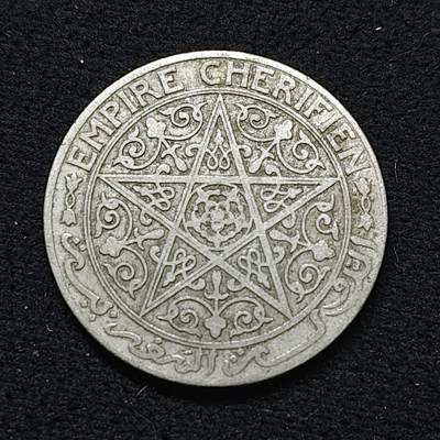 【全场包邮】纯粹捡漏拍484场（免费代拍第21场） - 法属摩洛哥1921年1法郎-独年份版本