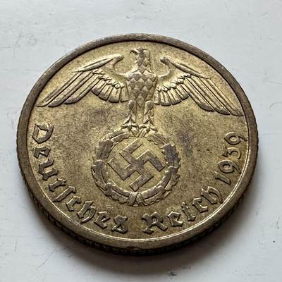 🌹外币初藏🌹🐯2025年第140场  每周二四六晚8️⃣点 接代拍 - 德国1939年F版10芬尼