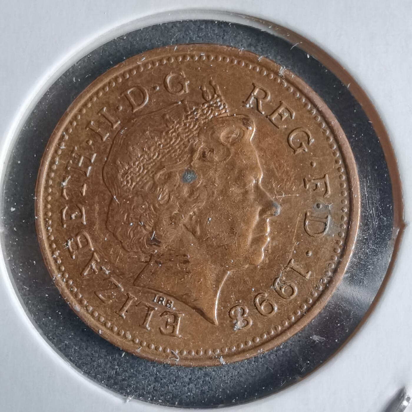 沼泽如烟--第928场 英国1998年1便士