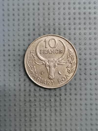 2025年第136场各国散币拍卖（总第136场） - 马达加斯加1989年10法郎