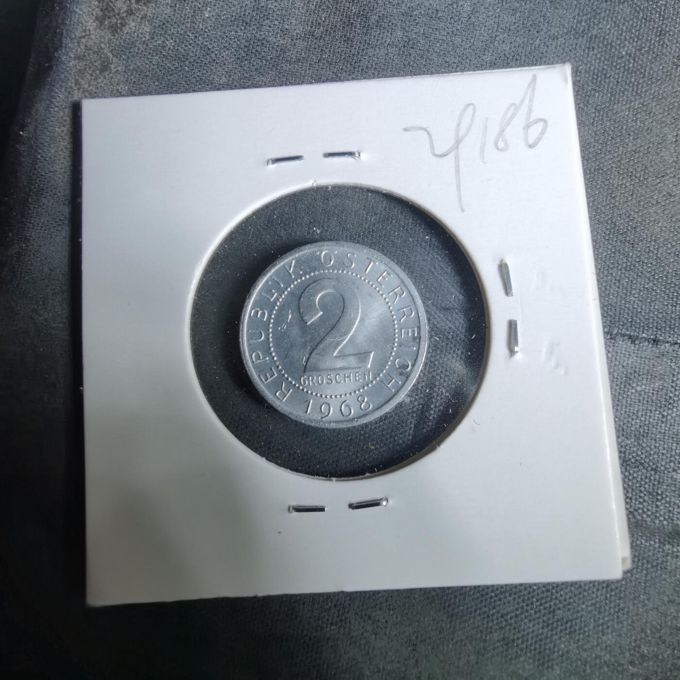 沼泽如烟--第929场 波兰1968年2格罗申