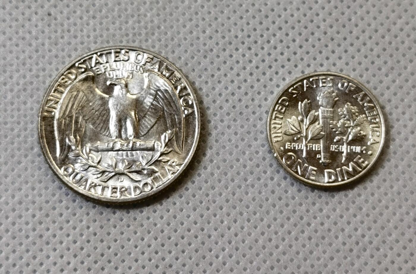 甄臻铺-世界币章拍卖（第43期）送拍享返佣金等优惠多多 罗斯福10美分，华盛顿25美分