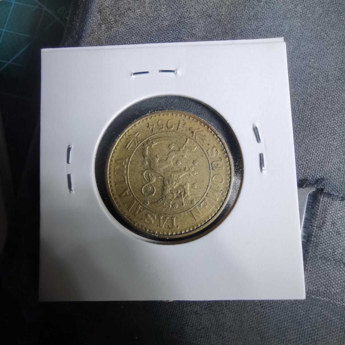 沼泽如烟--第929场 芬兰1954年50芬尼