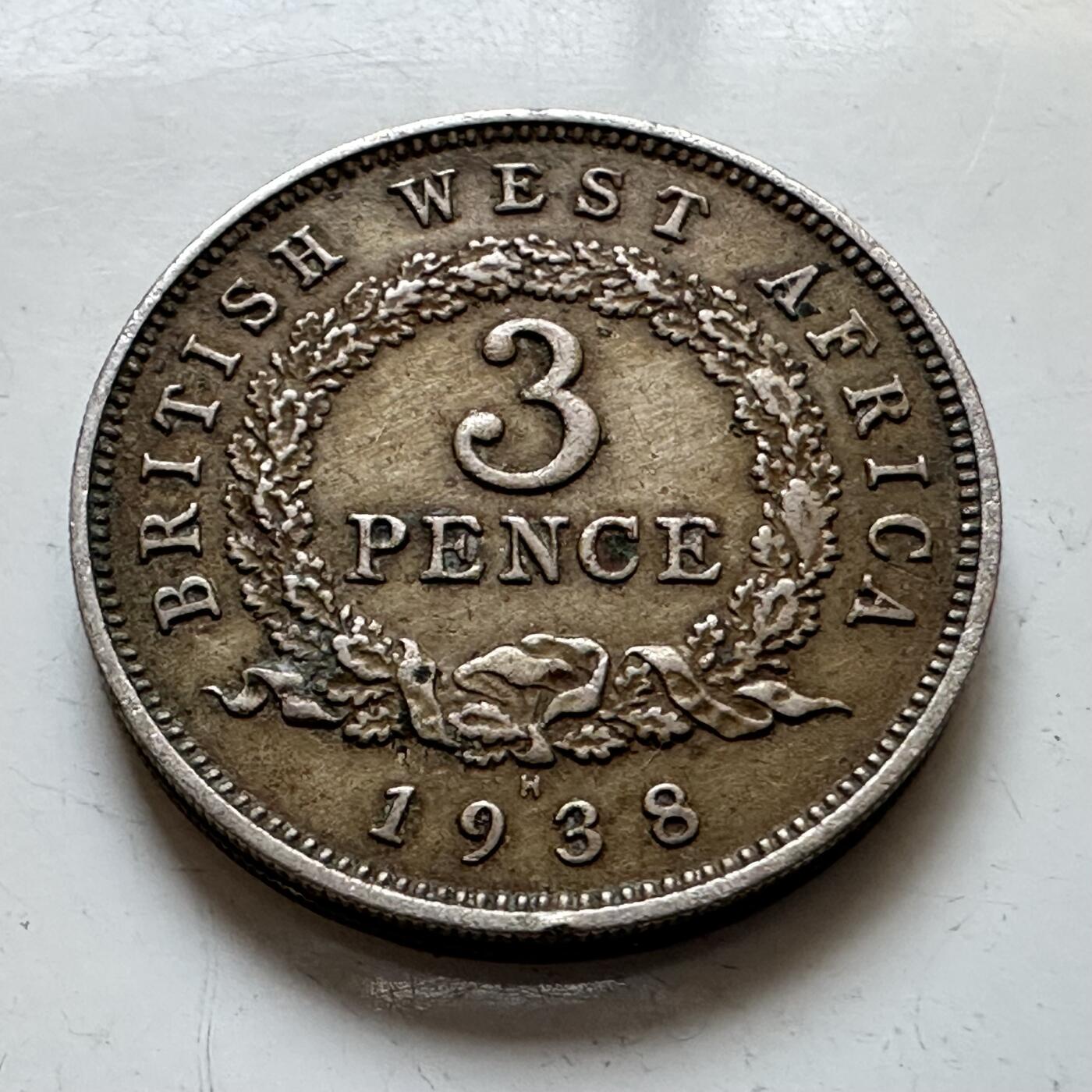 🌹外币初藏🌹🐯2025年第140场  每周二四六晚8️⃣点 接代拍 英属西非1938年三便士