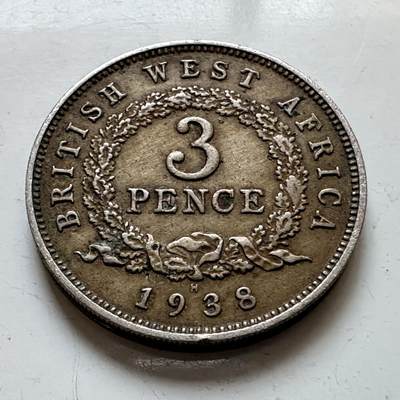 🌹外币初藏🌹🐯2025年第140场  每周二四六晚8️⃣点 接代拍 - 英属西非1938年三便士