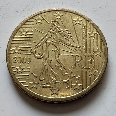 🌹外币初藏🌹🐯2025年第140场  每周二四六晚8️⃣点 接代拍 - 法国2000年50欧分