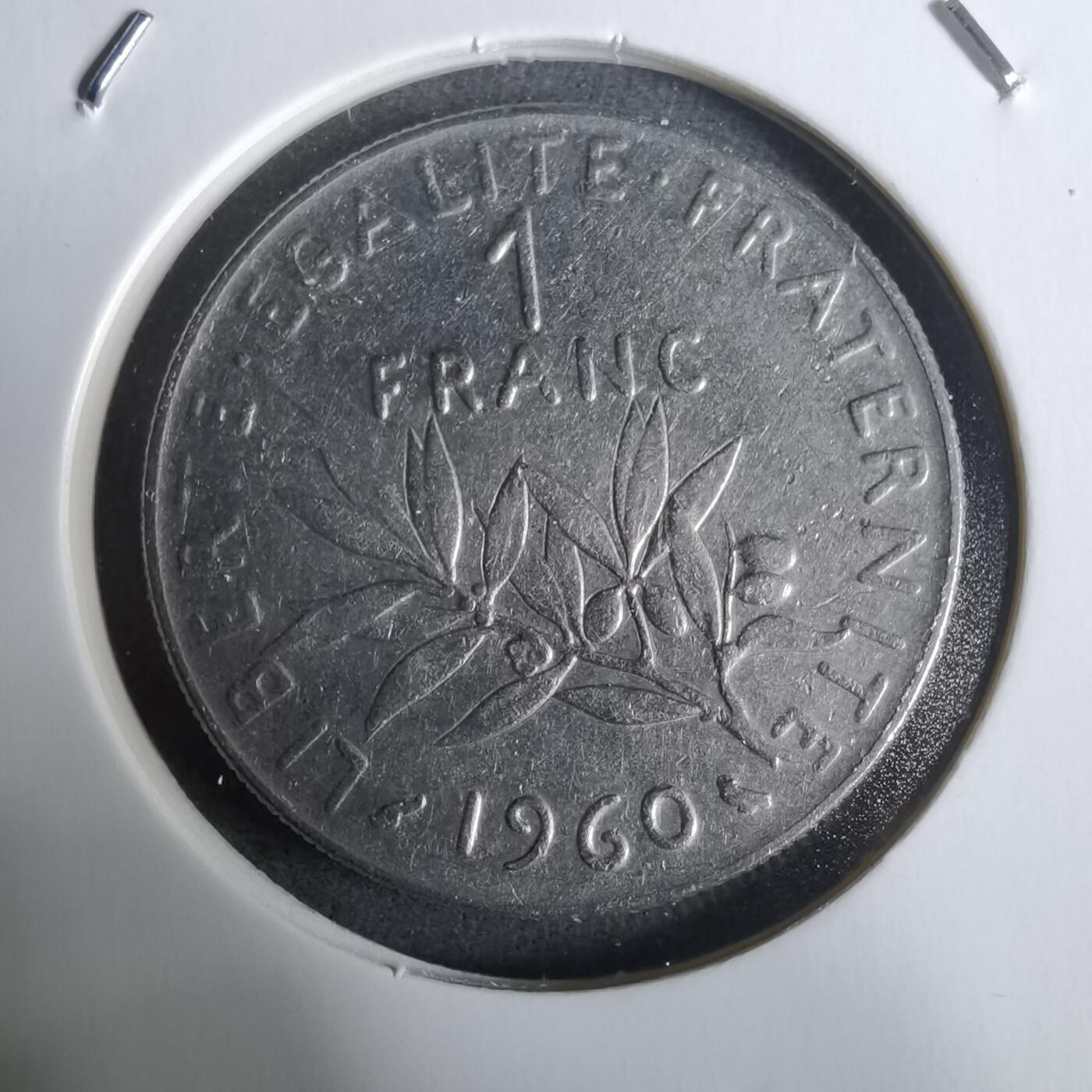 沼泽如烟--第928场 法国1960年1法郎