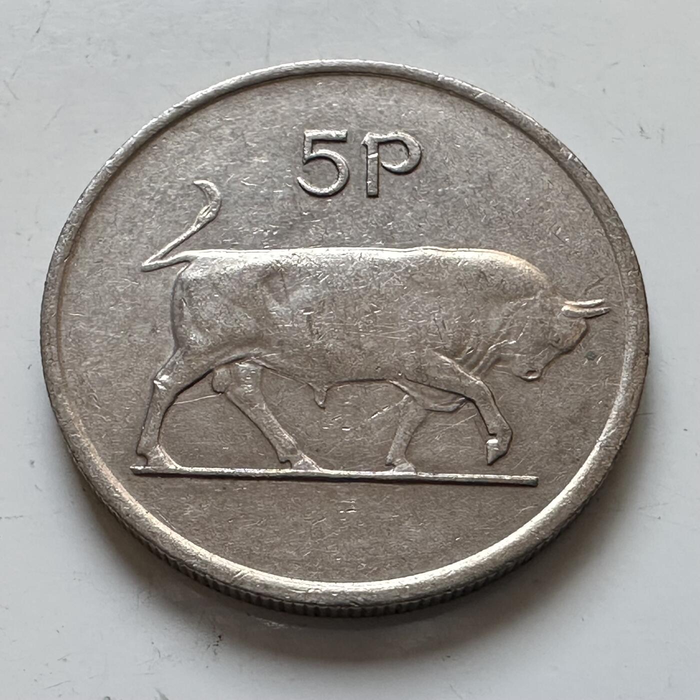 🌹外币初藏🌹🐯2025年第140场  每周二四六晚8️⃣点 接代拍 爱尔兰1974年五便士