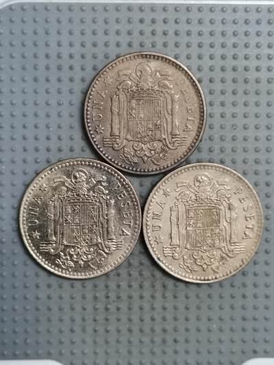 2025年第136场各国散币拍卖（总第136场） - 西班牙1比塞塔3枚