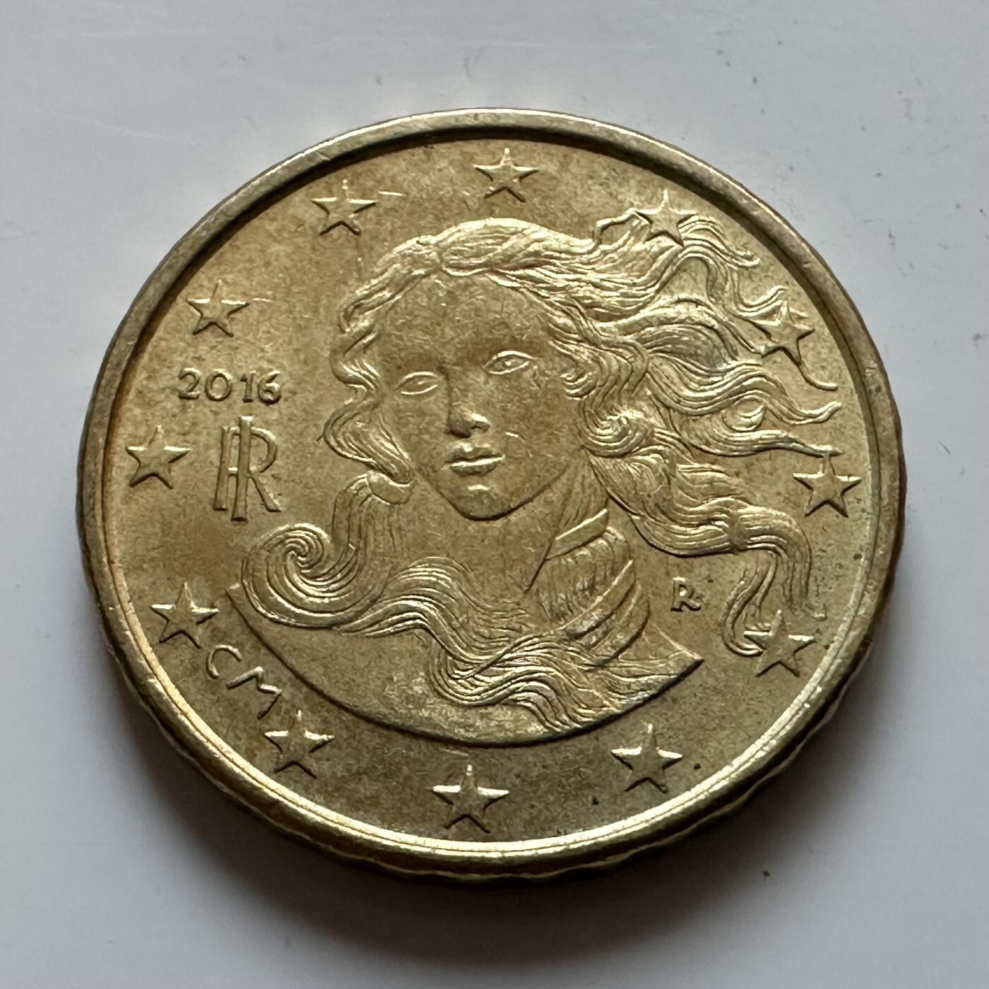 🌹外币初藏🌹🐯2025年第140场  每周二四六晚8️⃣点 接代拍 意大利2016年10欧分