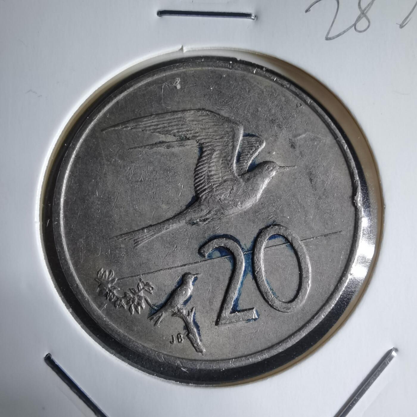 沼泽如烟--第928场 库克1973年20便士