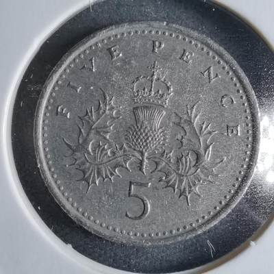 沼泽如烟--第928场 - 英国1996年5便士