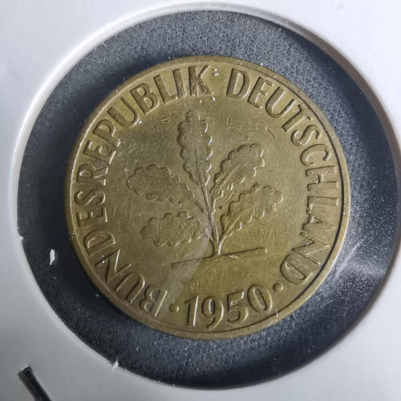 沼泽如烟--第928场 德国1950年5芬尼