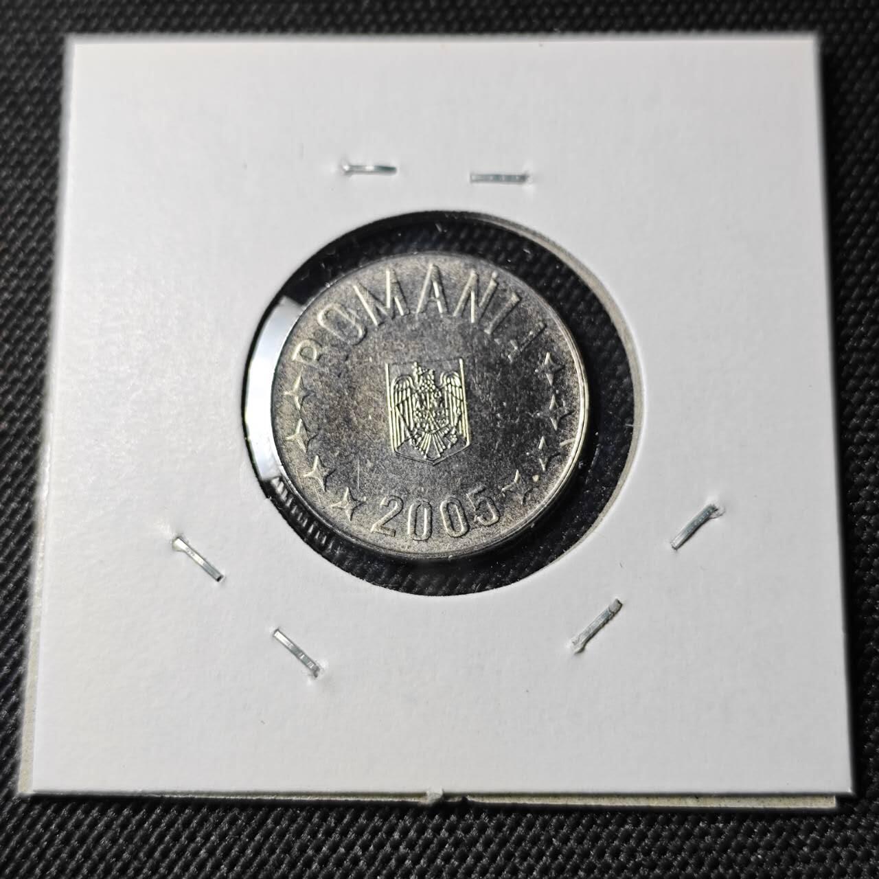 KK钱币收藏小铺 第378期  2月预留时间 周末发货 2005 罗马尼亚10巴尼 好品