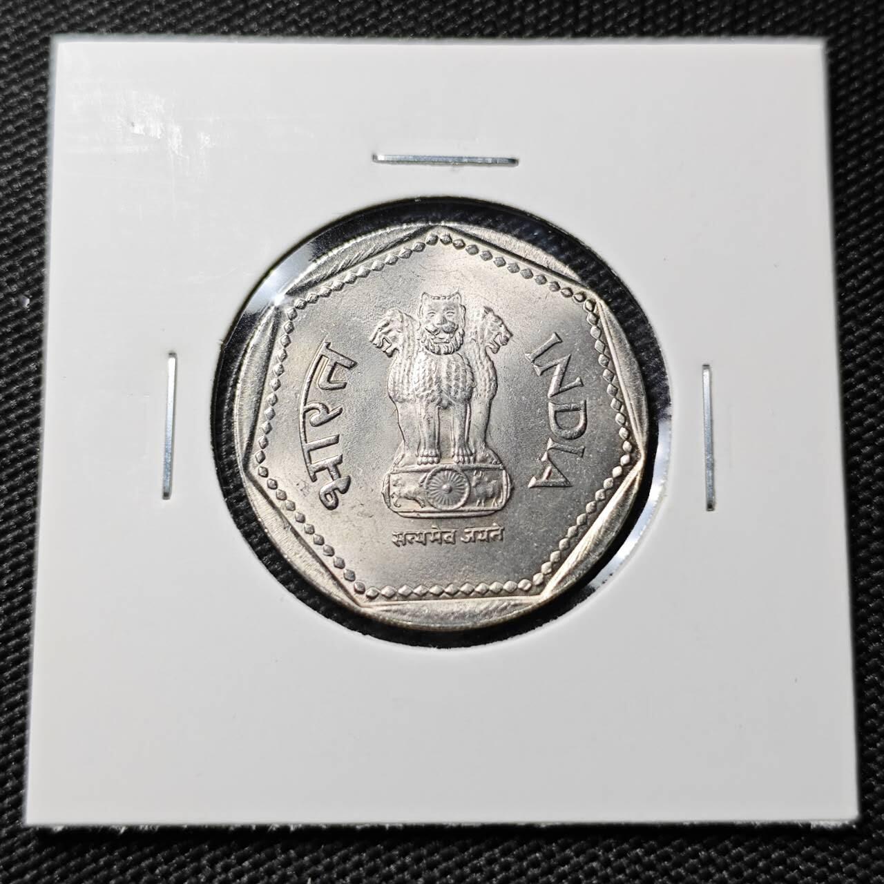 KK钱币收藏小铺 第378期  2月预留时间 周末发货  1990印度1卢比安全边 好品