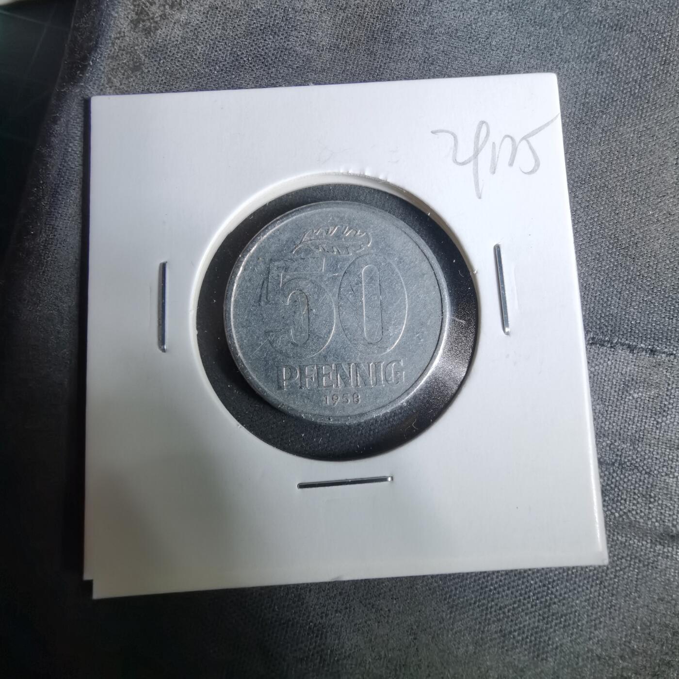 沼泽如烟--第929场 东德1958年50芬尼