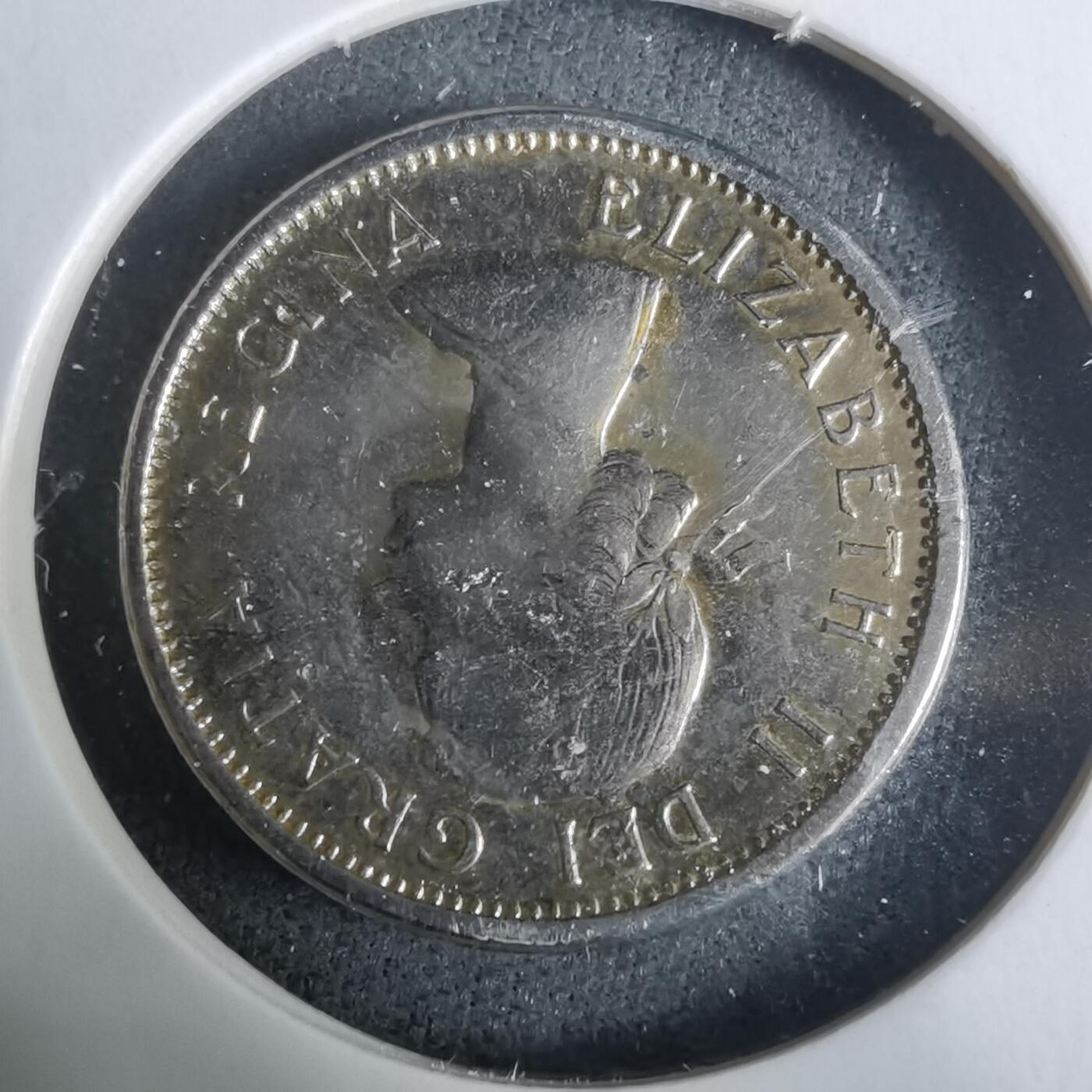 沼泽如烟--第928场 加拿大1964年一分有镀层